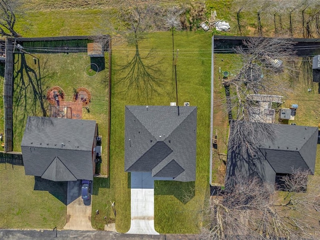 502 E Hudson St, Lexington, OK 73051 - aerial view of property and surrounding area