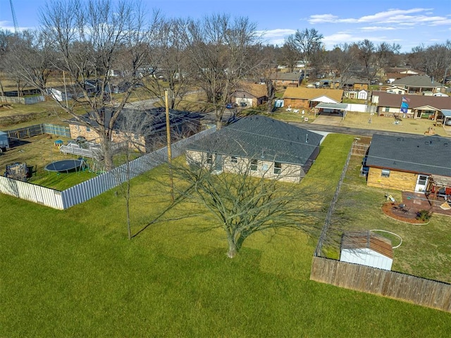 502 E Hudson St, Lexington, OK 73051 - aerial view of residential area
