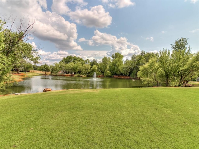 property view of water