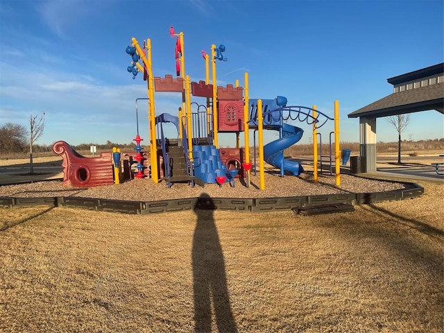 view of jungle gym