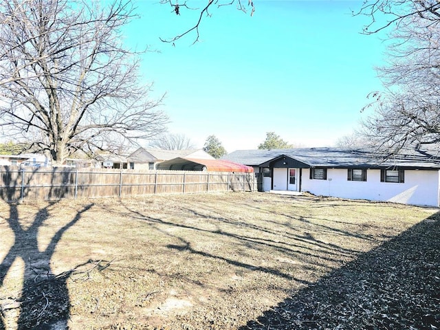 exterior space with a lawn