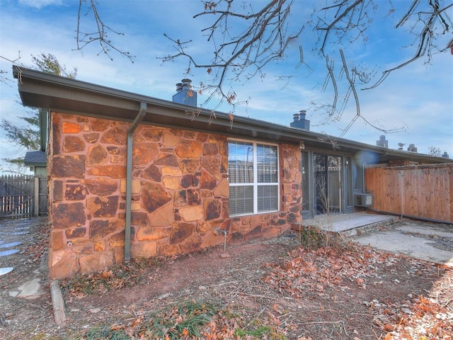 view of rear view of property