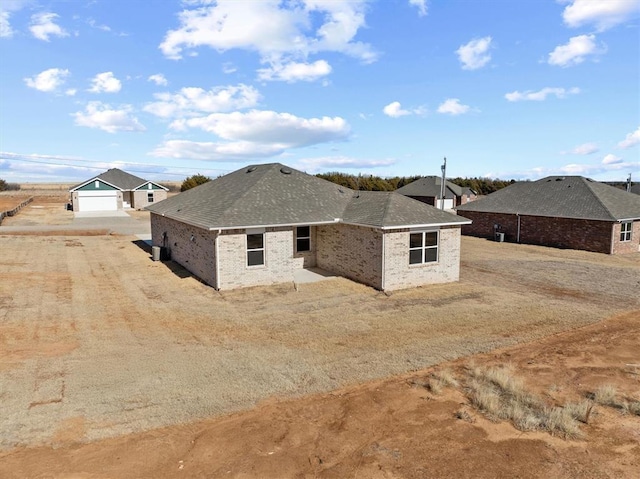 view of rear view of property