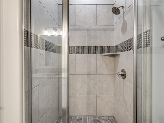 bathroom with an enclosed shower