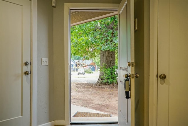 entryway featuring plenty of natural light