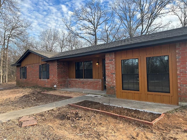 view of ranch-style home