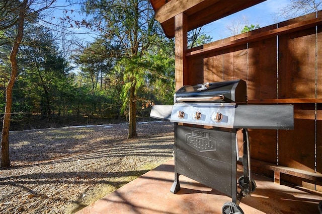 view of patio / terrace with grilling area