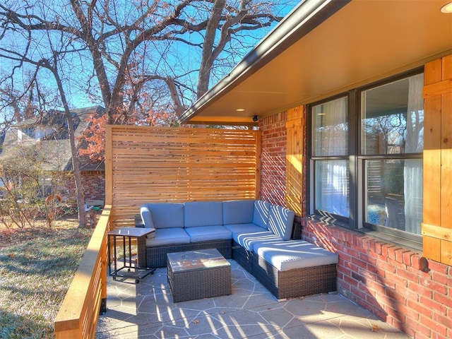 view of patio / terrace with outdoor lounge area