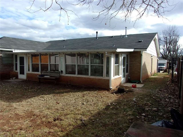 view of rear view of property