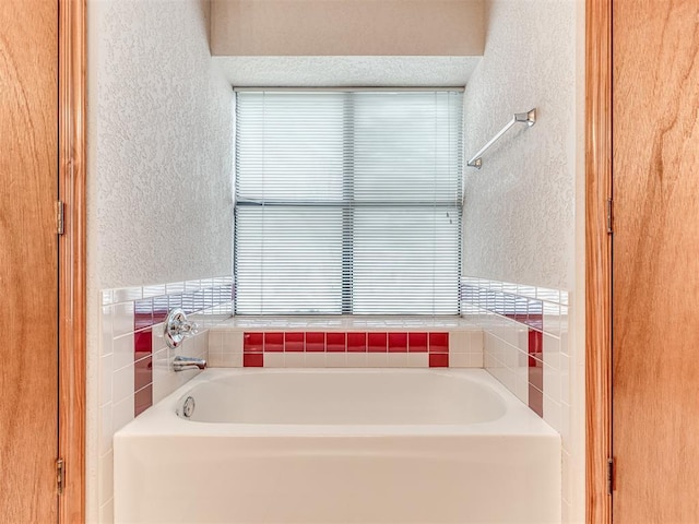 bathroom featuring a bathtub