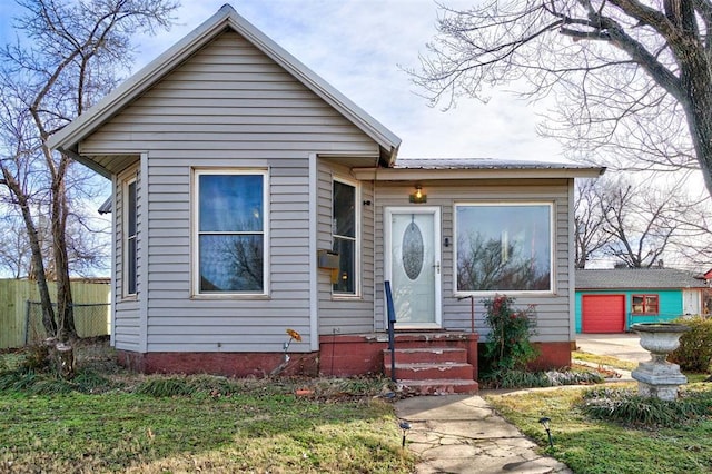 view of bungalow