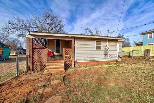 view of rear view of house