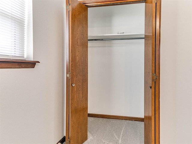 view of closet