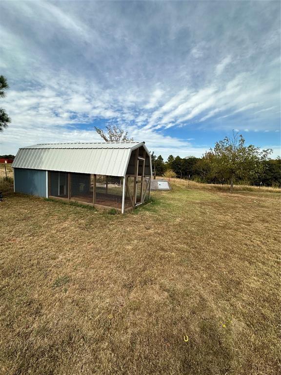 view of horse barn