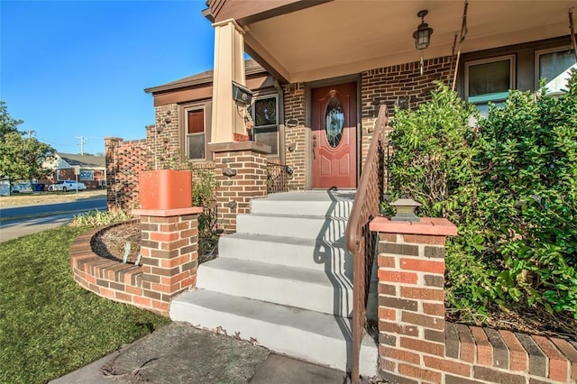 view of entrance to property