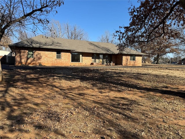 view of rear view of property