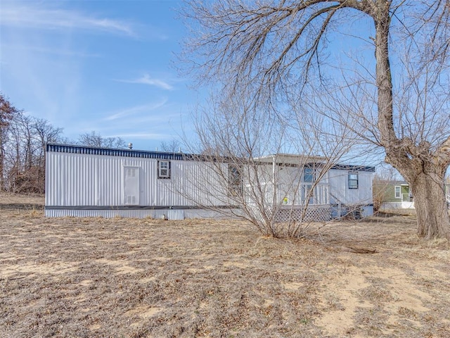 view of back of property