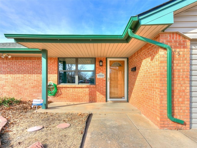 view of entrance to property