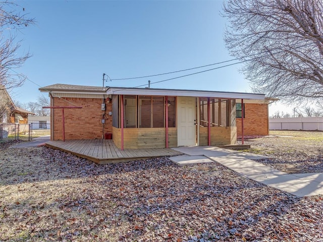 view of rear view of house