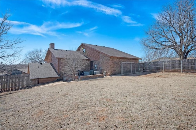 view of rear view of property