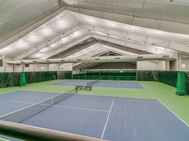 view of tennis court