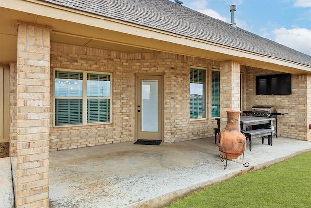 exterior space featuring a patio