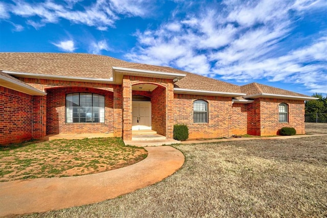 view of ranch-style home