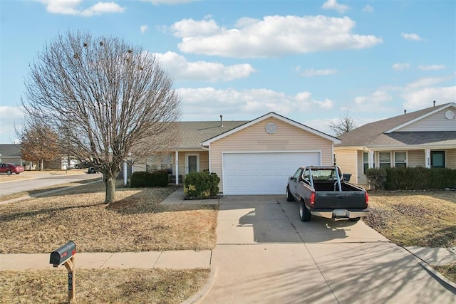 ranch-style house with a garage