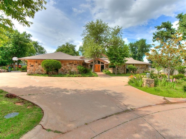 view of ranch-style home