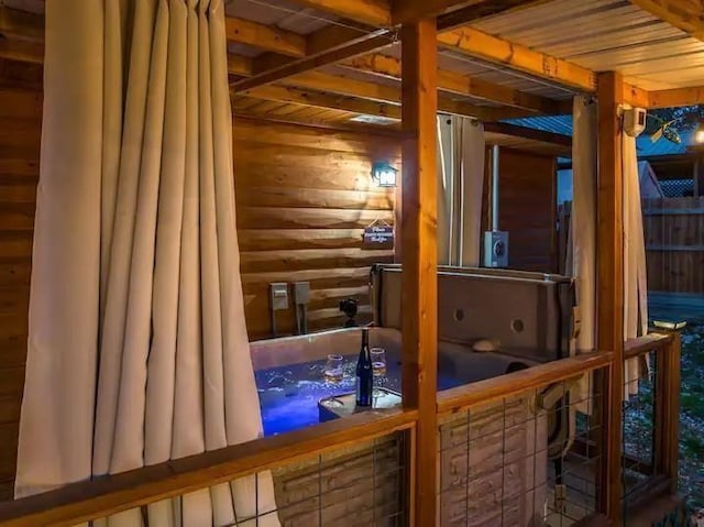 view of sauna / steam room