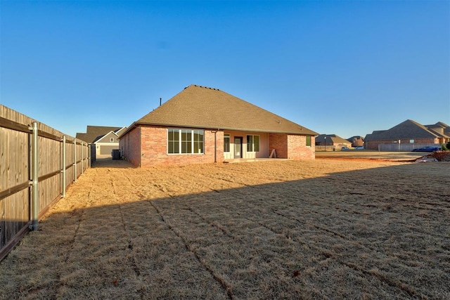 view of rear view of property