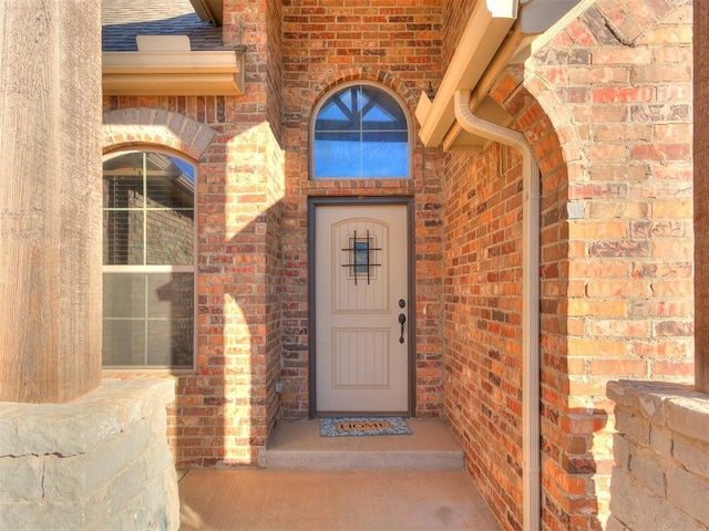 view of entrance to property