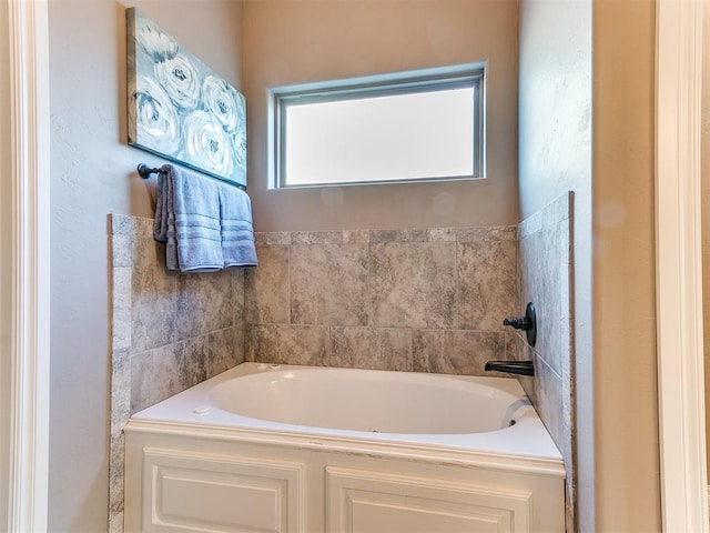 bathroom with a bathtub