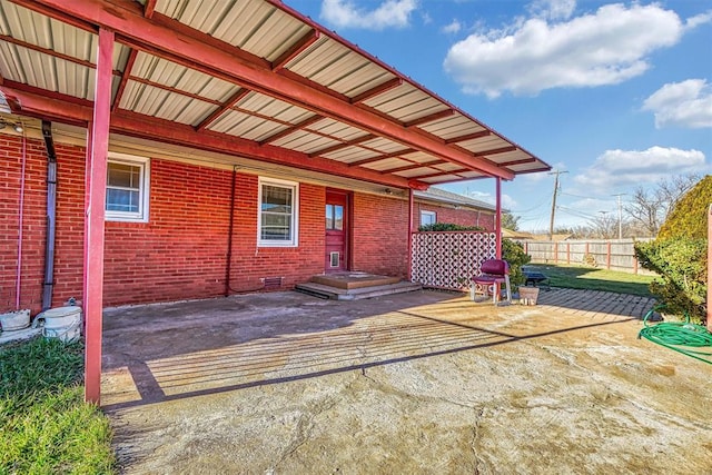 view of patio