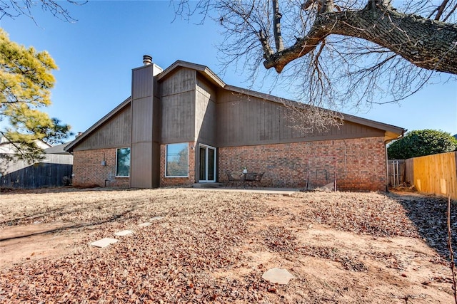 view of rear view of property