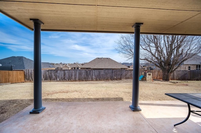 view of patio / terrace with a playground