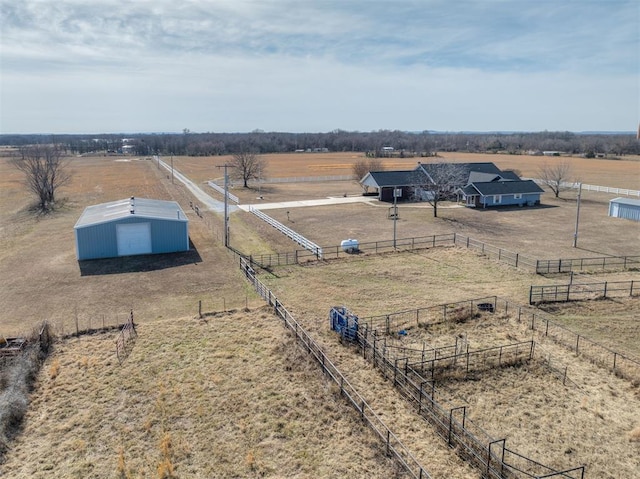 414315 E 1080th Rd, Checotah, OK 74426 - drone / aerial view with a rural view