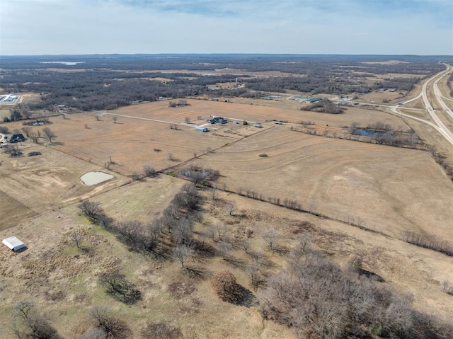 414315 E 1080th Rd, Checotah, OK 74426 - aerial view featuring a rural view