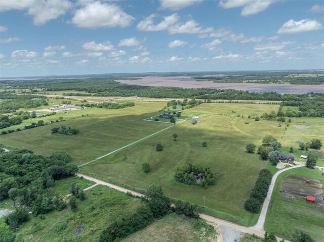 414315 E 1080th Rd, Checotah, OK 74426 - aerial view of property and surrounding area featuring rural landscape
