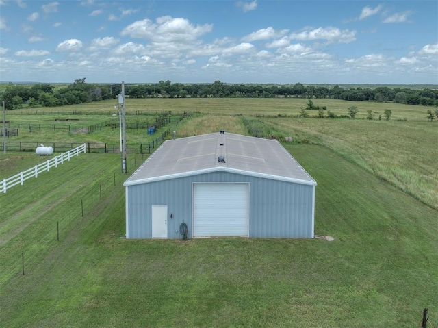414315 E 1080th Rd, Checotah, OK 74426 - view of outbuilding with a view of countryside