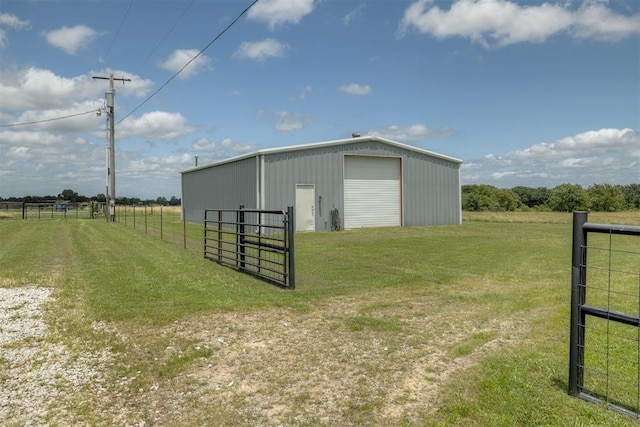 414315 E 1080th Rd, Checotah, OK 74426 - view of pole building with a view of rural / pastoral area