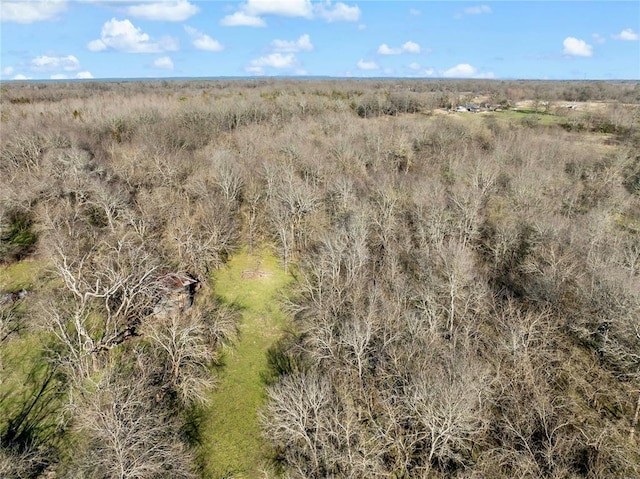 bird's eye view featuring a rural view