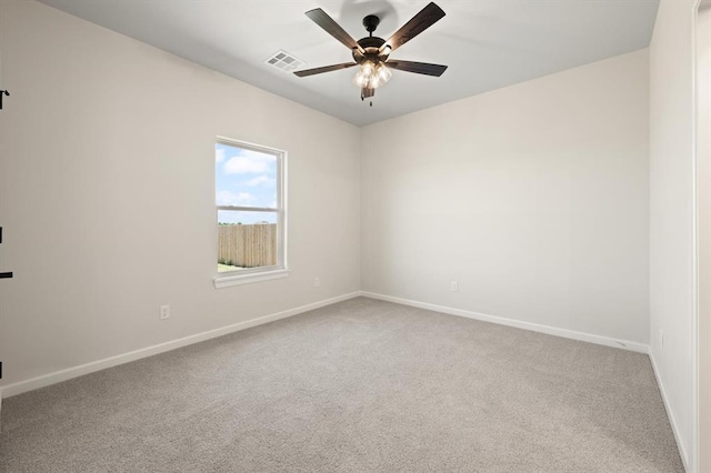 4341 Courtlyn Ave, Tuttle, OK 73089 - empty room featuring carpet, baseboards, and a ceiling fan