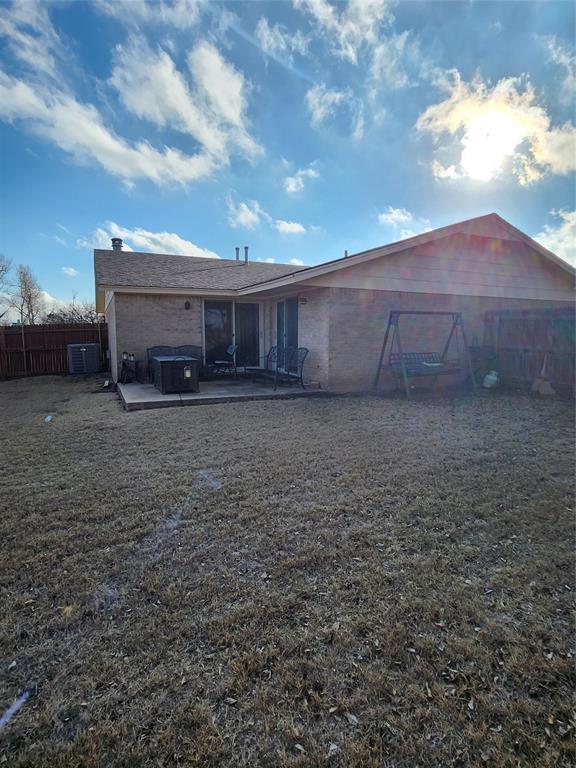 rear view of house featuring a patio area