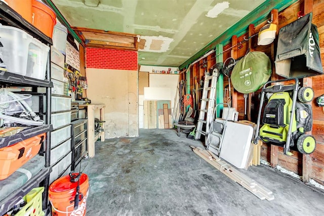 view of storage room