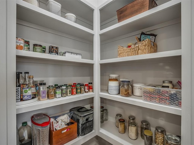 view of pantry