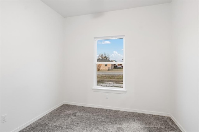 empty room featuring carpet