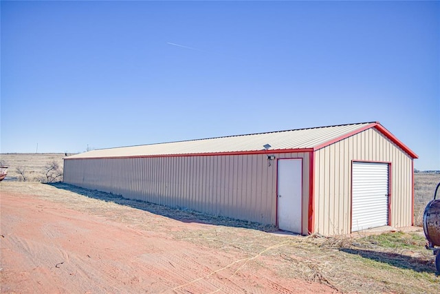 view of outbuilding