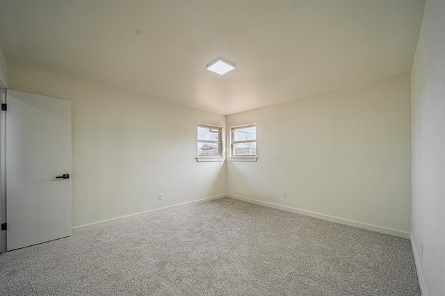 empty room with carpet floors