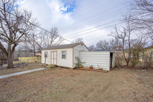 view of outbuilding